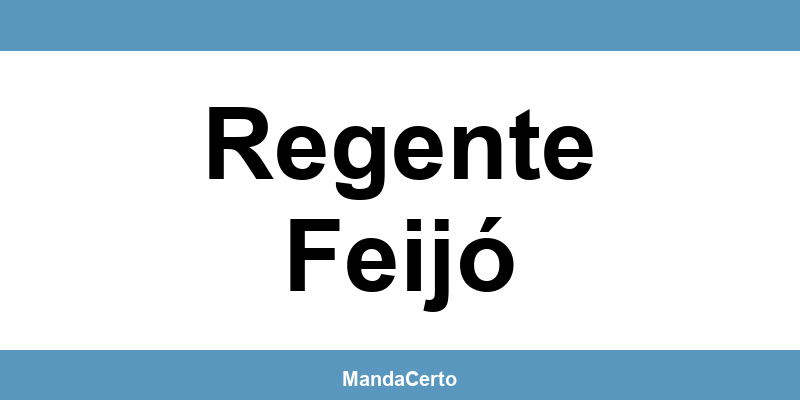 Telefone da agência dos Correios em Regente Feijó