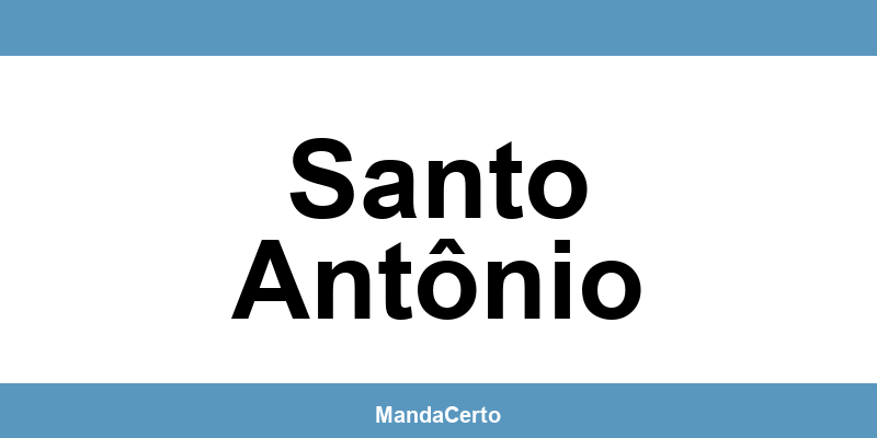 Telefone da agência dos Correios em Santo Antônio