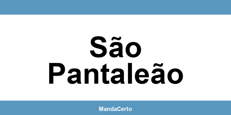 Telefone da agência dos Correios em São Pantaleão