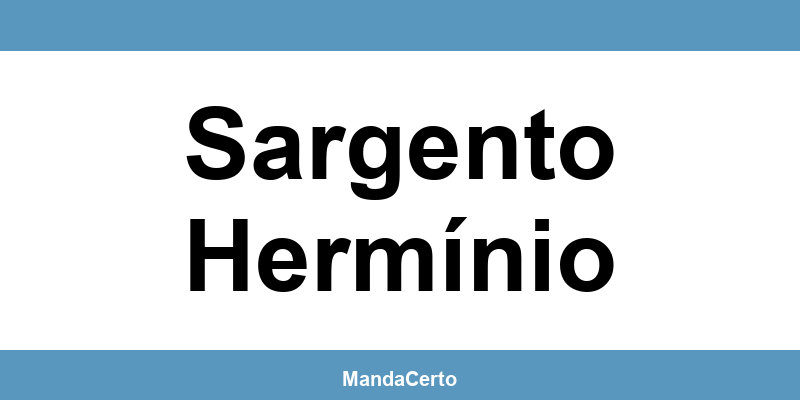 Telefone da agência dos Correios em Sargento Hermínio