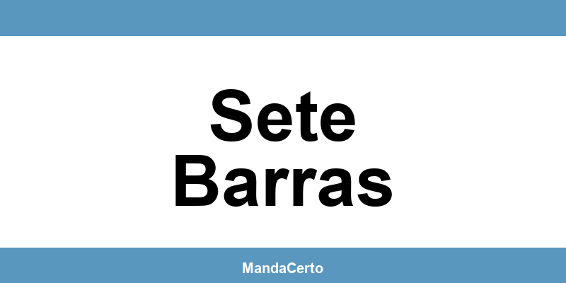 Telefone da agência dos Correios em Sete Barras