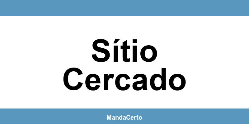 Telefone da agência dos Correios em Sítio Cercado