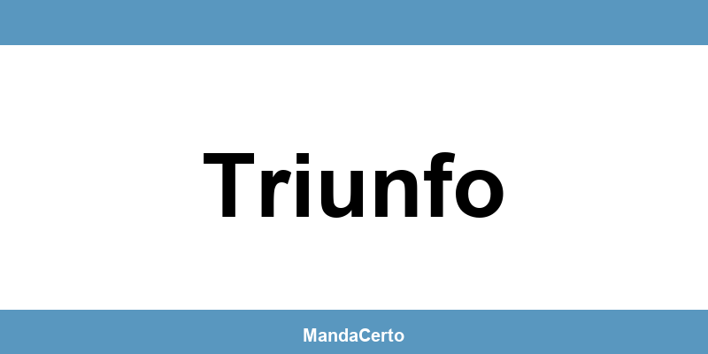 Telefone da agência dos Correios em Triunfo