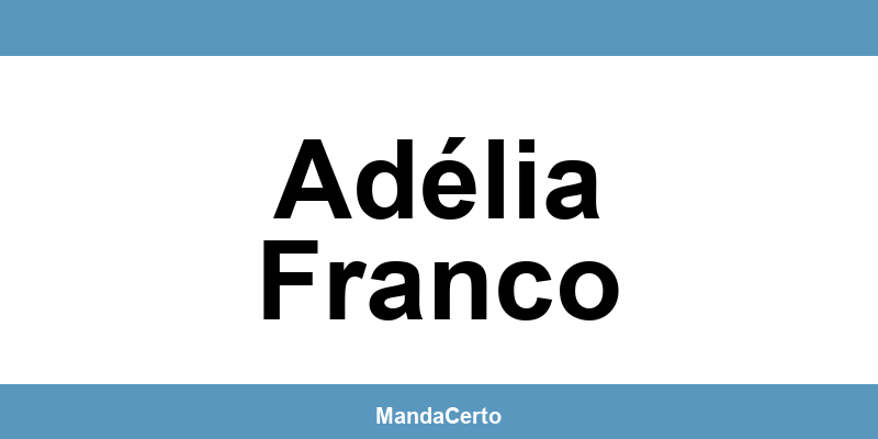 Telefone da agência dos Correios em Adélia Franco