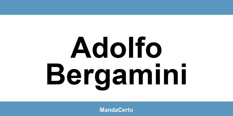 Telefone da agência dos Correios em Adolfo Bergamini