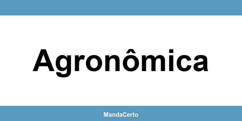 Telefone da agência dos Correios em Agronômica