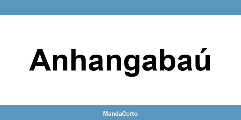 Telefone da agência dos Correios em Anhangabaú