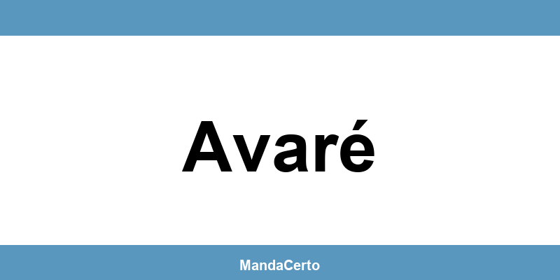 Telefone da agência dos Correios em Avaré