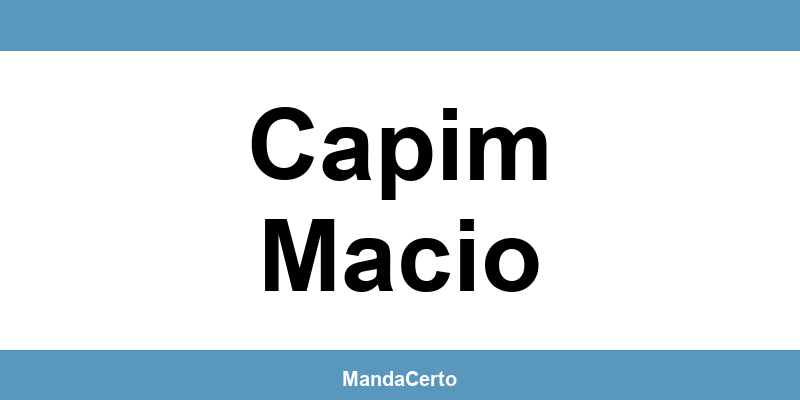 Telefone da agência dos Correios em Capim Macio