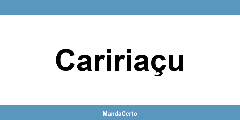 Telefone da agência dos Correios em Caririaçu