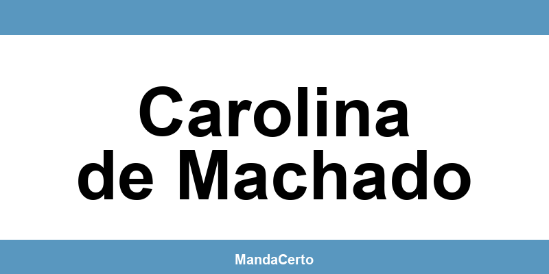 Telefone da agência dos Correios em Carolina de Machado