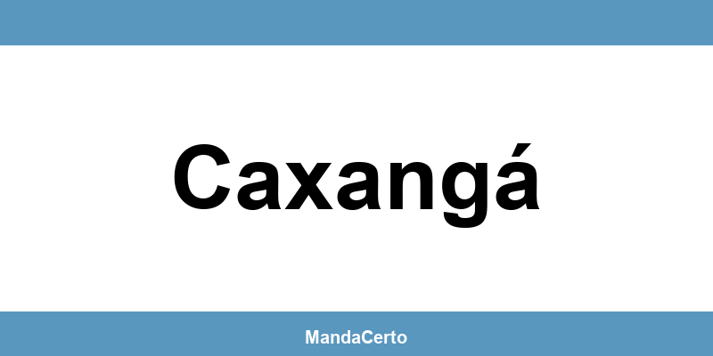 Telefone da agência dos Correios em Caxangá