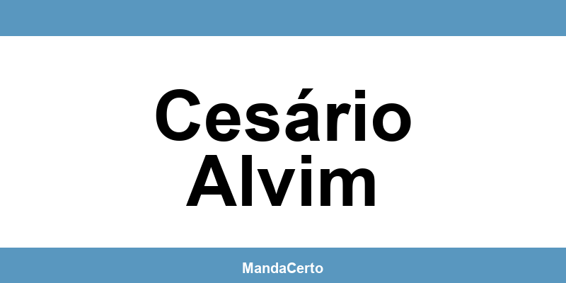 Telefone da agência dos Correios em Cesário Alvim