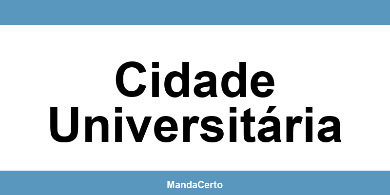 Telefone da agência dos Correios em Cidade Universitária