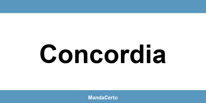 Telefone da agência dos Correios em Concordia
