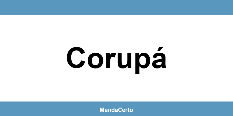 Telefone da agência dos Correios em Corupá