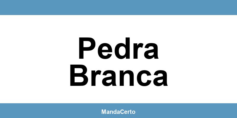Telefone da agência dos Correios em Pedra Branca