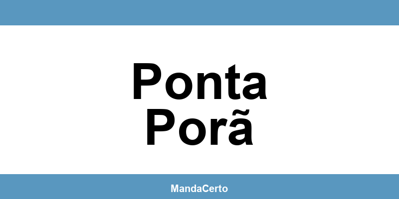 Telefone da agência dos Correios em Ponta Porã
