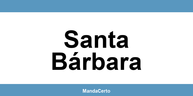 Telefone da agência dos Correios em Santa Bárbara