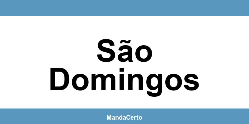 Telefone da agência dos Correios em São Domingos