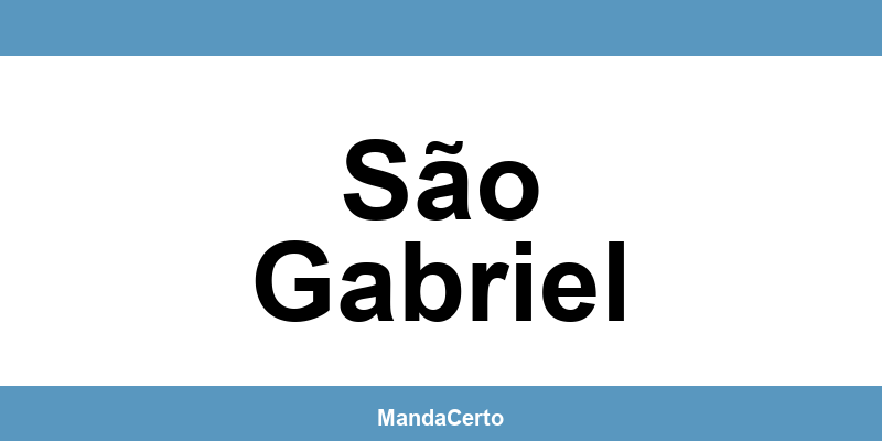 Telefone da agência dos Correios em São Gabriel