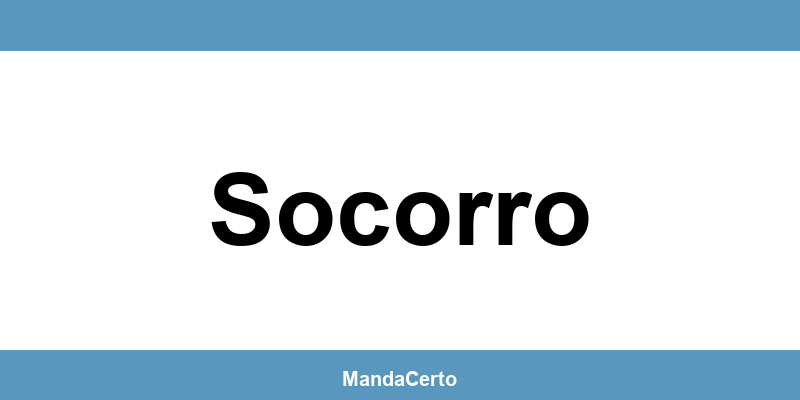 Telefone da agência dos Correios em Socorro
