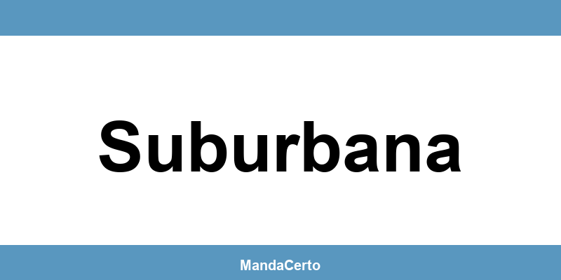 Telefone da agência dos Correios em Suburbana