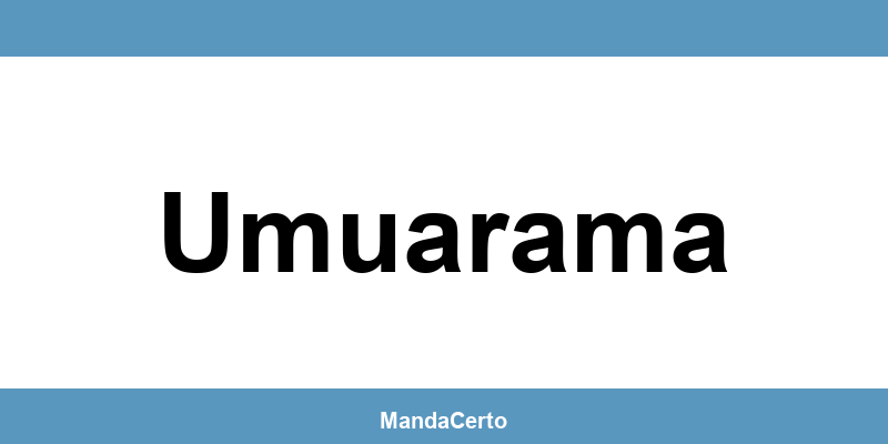 Telefone da agência dos Correios em Umuarama