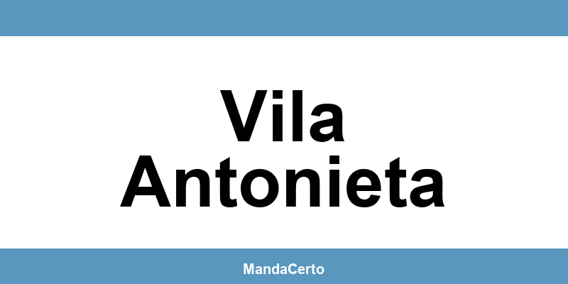 Telefone da agência dos Correios em Vila Antonieta