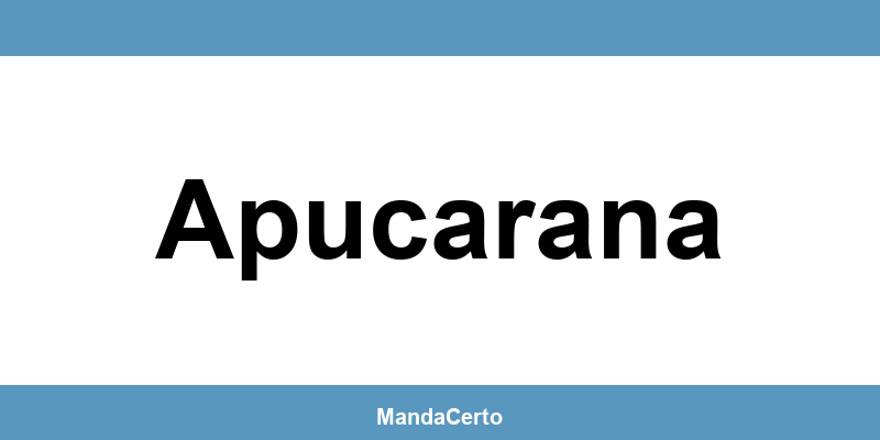 Telefone da agência dos Correios em Apucarana