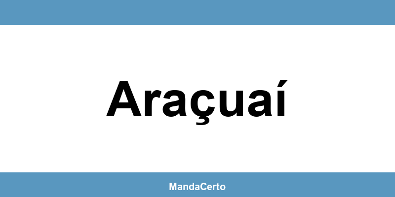 Telefone da agência dos Correios em Araçuaí