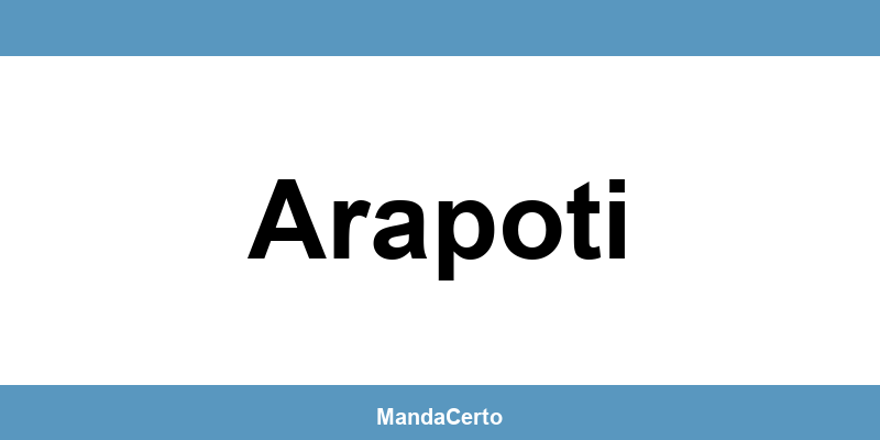 Telefone da agência dos Correios em Arapoti