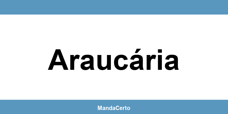 Telefone da agência dos Correios em Araucária