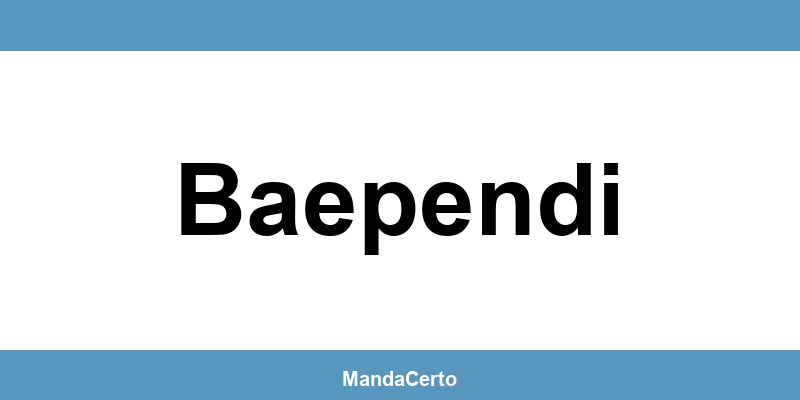 Telefone da agência dos Correios em Baependi
