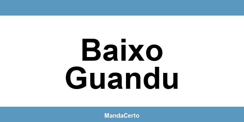 Telefone da agência dos Correios em Baixo Guandu