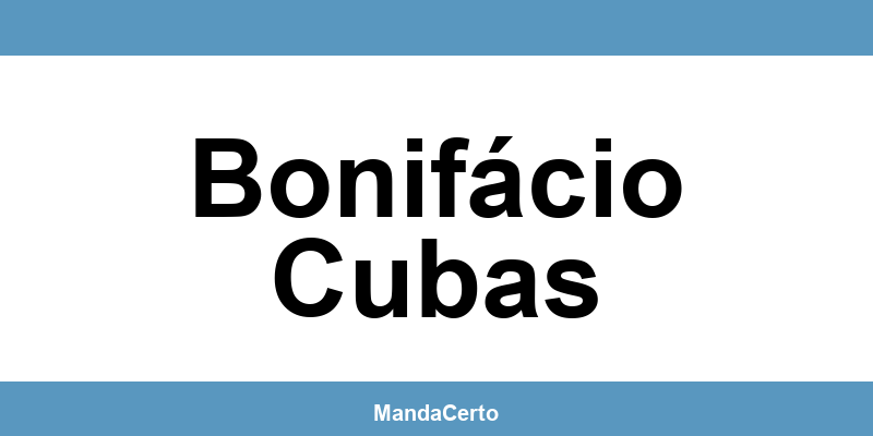Telefone da agência dos Correios em Bonifácio Cubas
