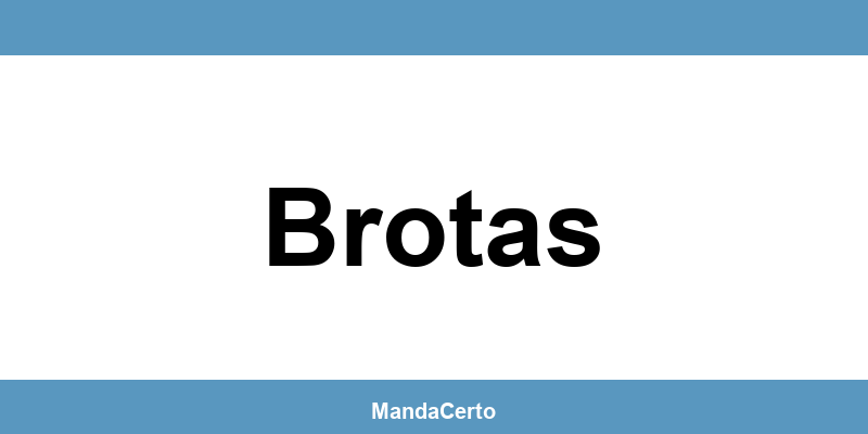 Telefone da agência dos Correios em Brotas