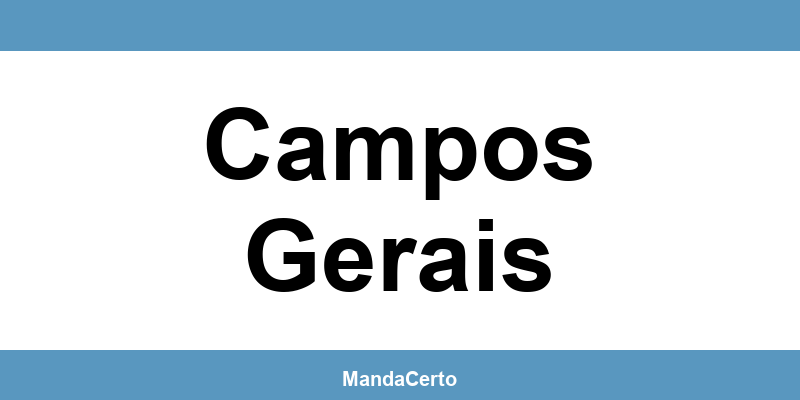Telefone da agência dos Correios em Campos Gerais