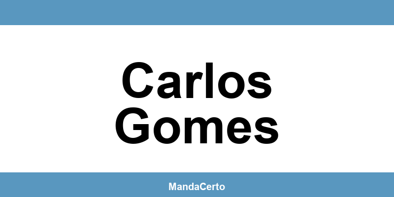 Telefone da agência dos Correios em Carlos Gomes
