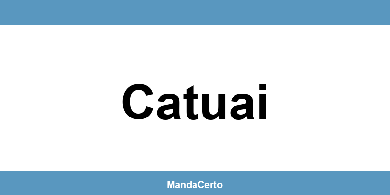 Telefone da agência dos Correios em Catuai