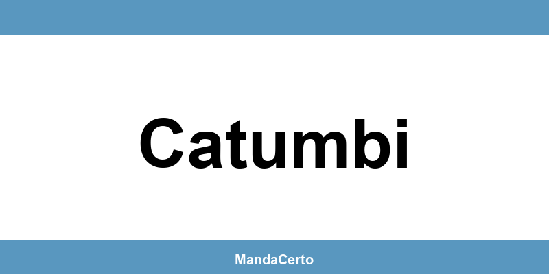 Telefone da agência dos Correios em Catumbi