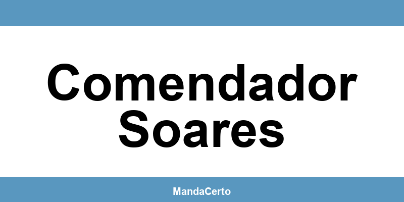 Telefone da agência dos Correios em Comendador Soares