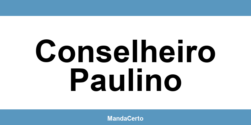 Telefone da agência dos Correios em Conselheiro Paulino