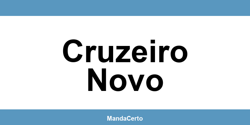 Telefone da agência dos Correios em Cruzeiro Novo