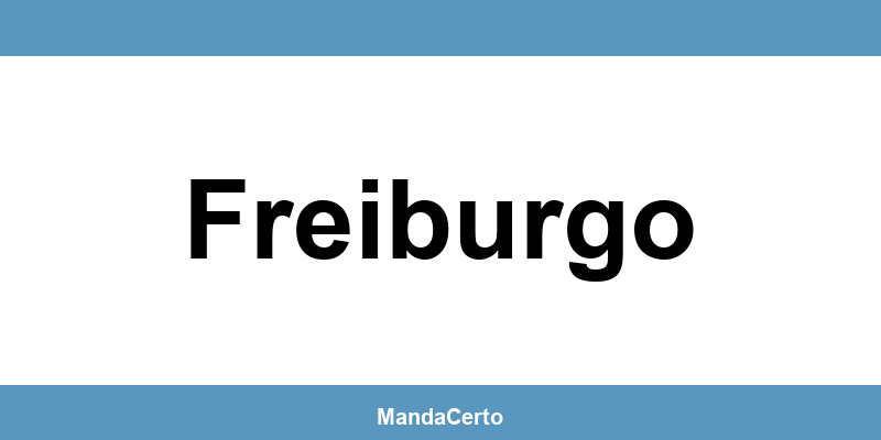 Telefone da agência dos Correios em Freiburgo