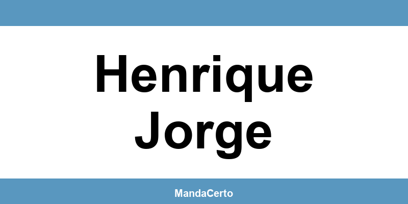 Telefone da agência dos Correios em Henrique Jorge