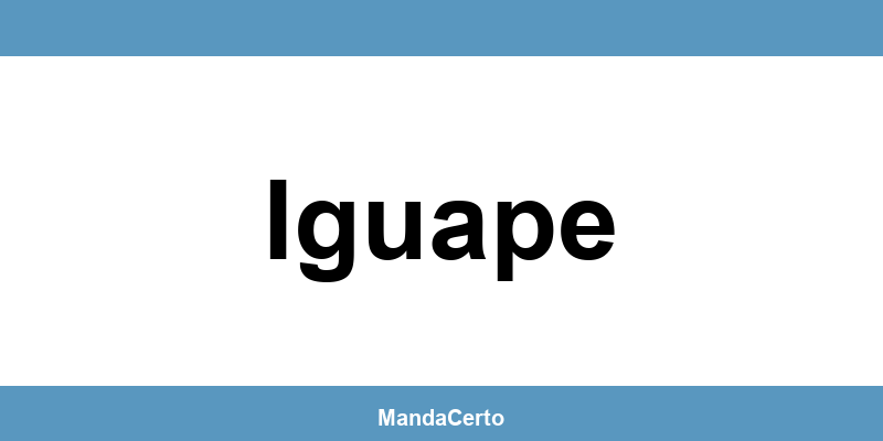 Telefone da agência dos Correios em Iguape