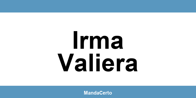Telefone da agência dos Correios em Irma Valiera