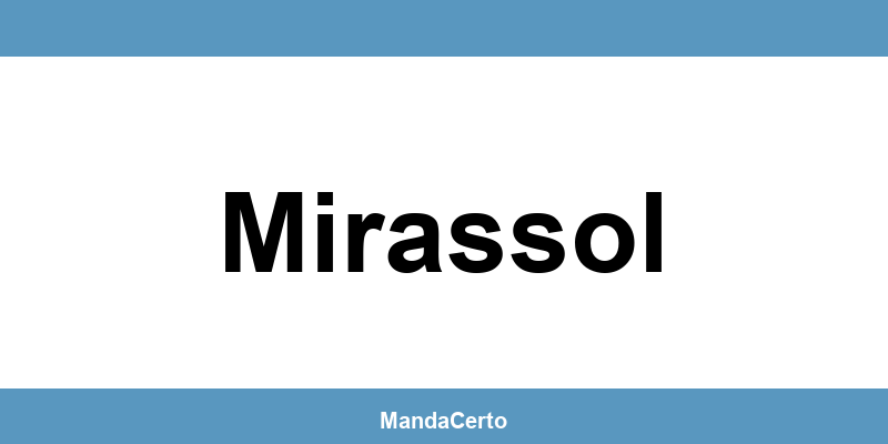 Telefone da agência dos Correios em Mirassol