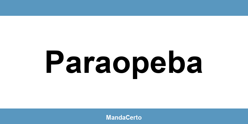 Telefone da agência dos Correios em Paraopeba